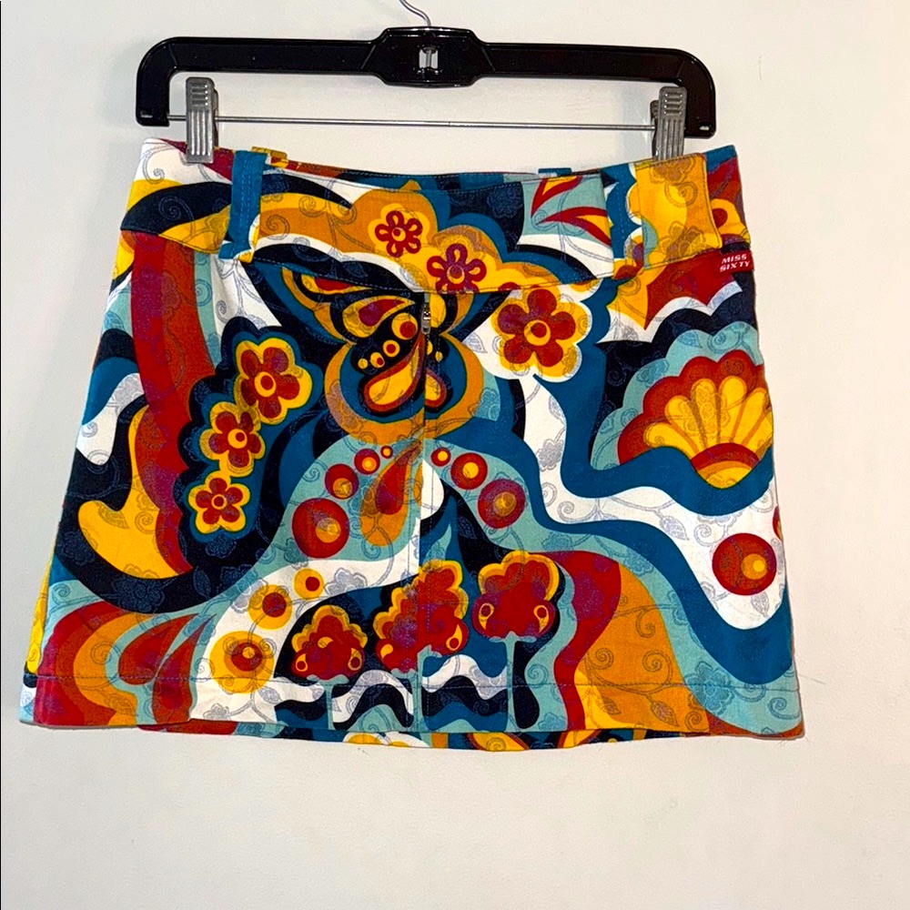 Miss Sixty Vintage Mini Skirt Luxury Brand